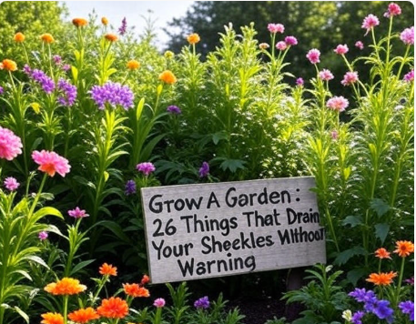Grow A Garden: 26 Things That Drain Your Sheckles Without Warning