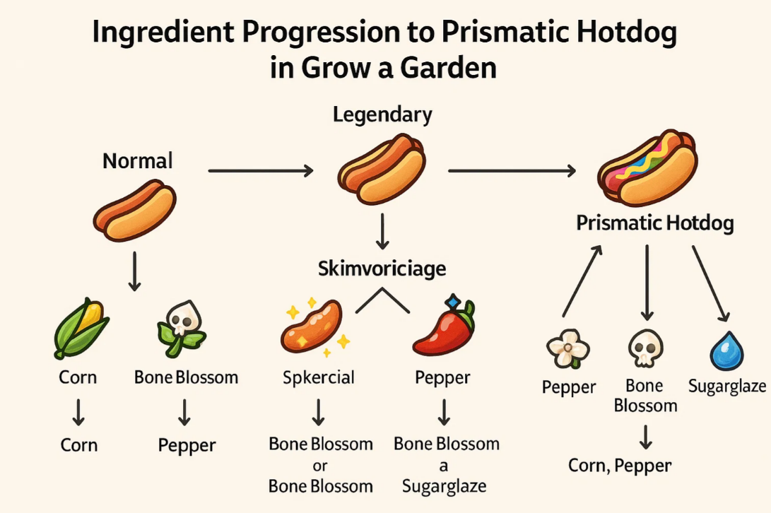 How to Make a Prismatic Hotdog in Grow a Garden