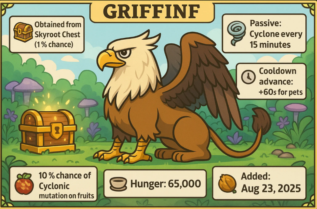 How to Get Griffin in Grow a Garden