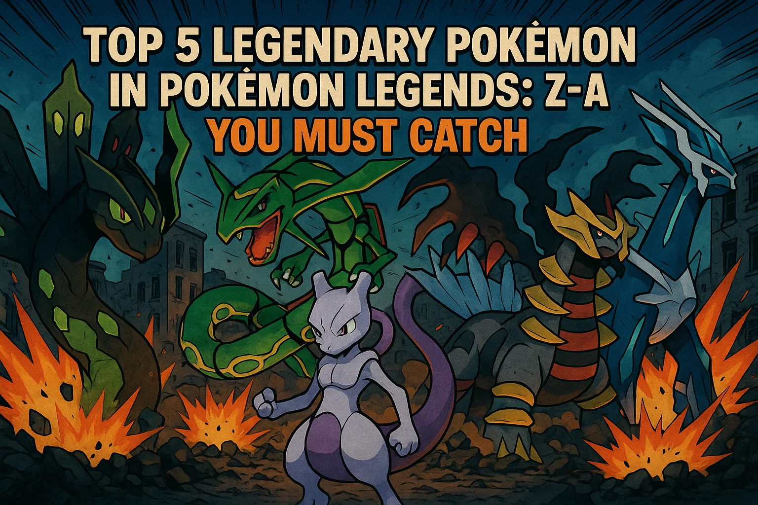 Top 5 Legendary Pokémon in Pokémon Legends: Z-A You Must Catch