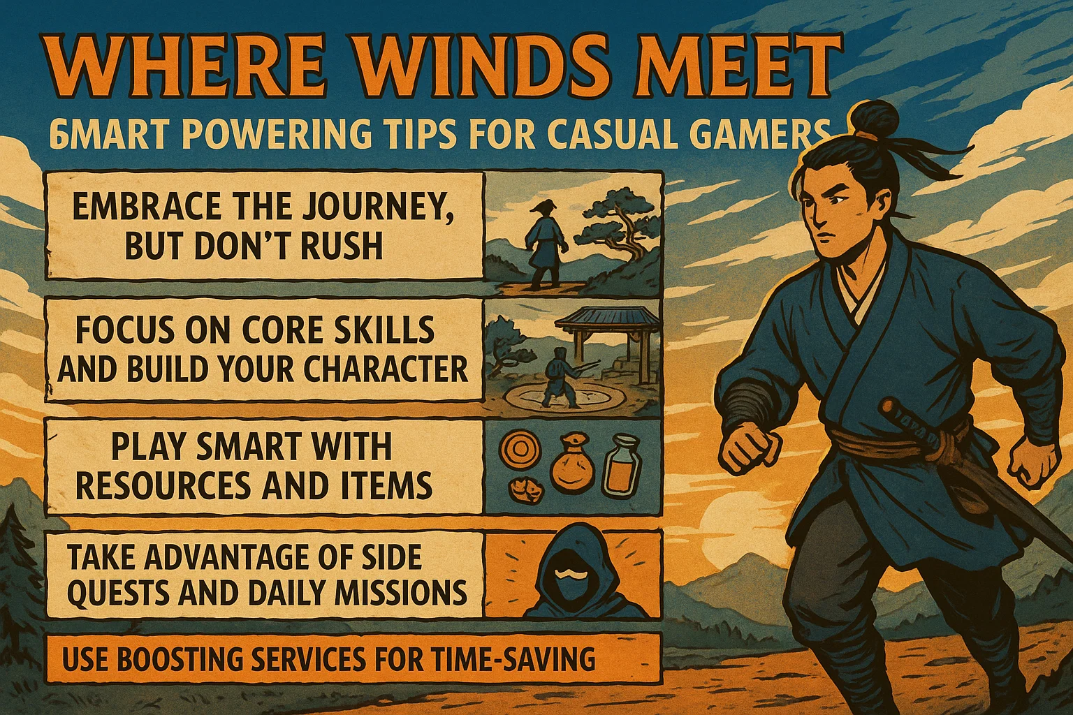 Where Winds Meet: Smart Powering Tips for Casual Gamers