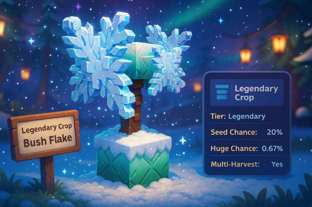 How to Get the Bush Flake in Grow a Garden